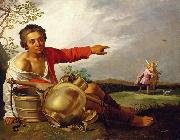 Abraham Bloemaert, Shepherd Boy Pointing at Tobias and the Angel